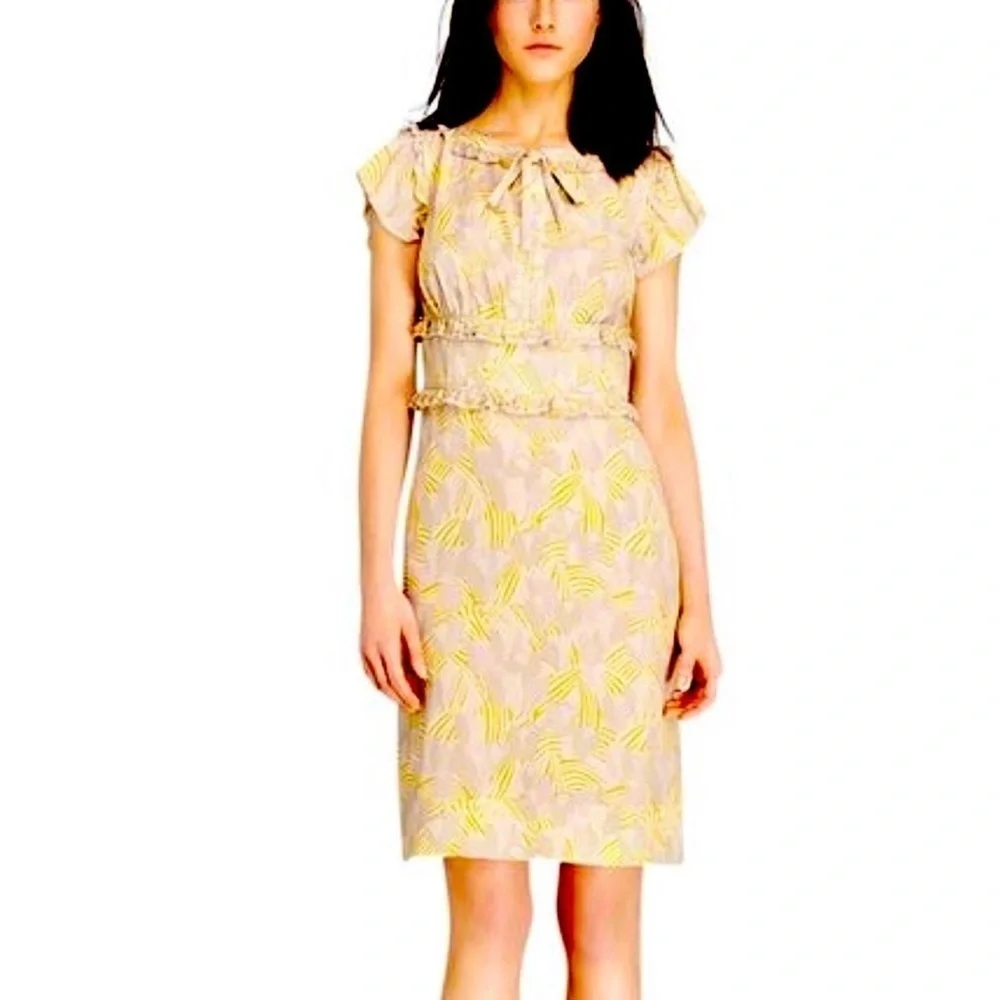Tory Burch Bernice 100% Silk Midi Dress Size 6
